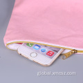 Cosmetic Bag Pouch Blank cotton canvas custom logo makeup cosmetic bags Factory
